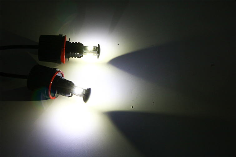 S002 Motorcycle -LED Spotlight Upgrade - white yellow - 25W