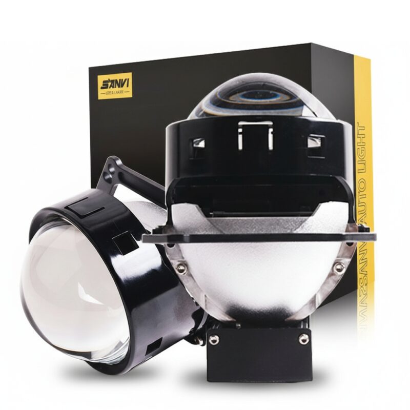 Eagle Lights F50 3-Inch Bi-LED Projector Upgrade – High/Low Beam – 5500K – 51W / 58W – Dual-Reflector Retrofit Headlight Projector