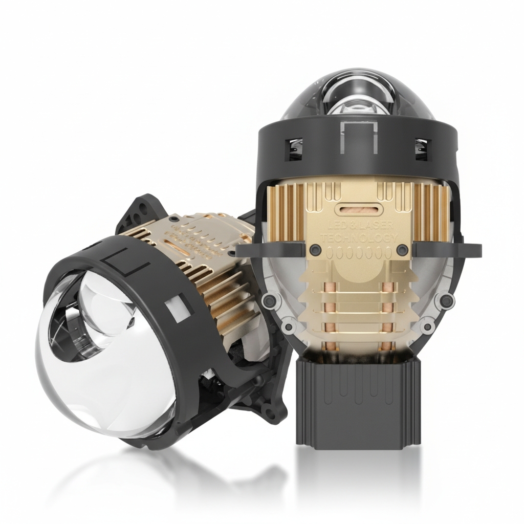 Eagle Lights LK11 3-Inch Bi-LED Projector Upgrade – High/Low Beam – 5500K – 50W / 75W – RHD Retrofit Headlight Projector