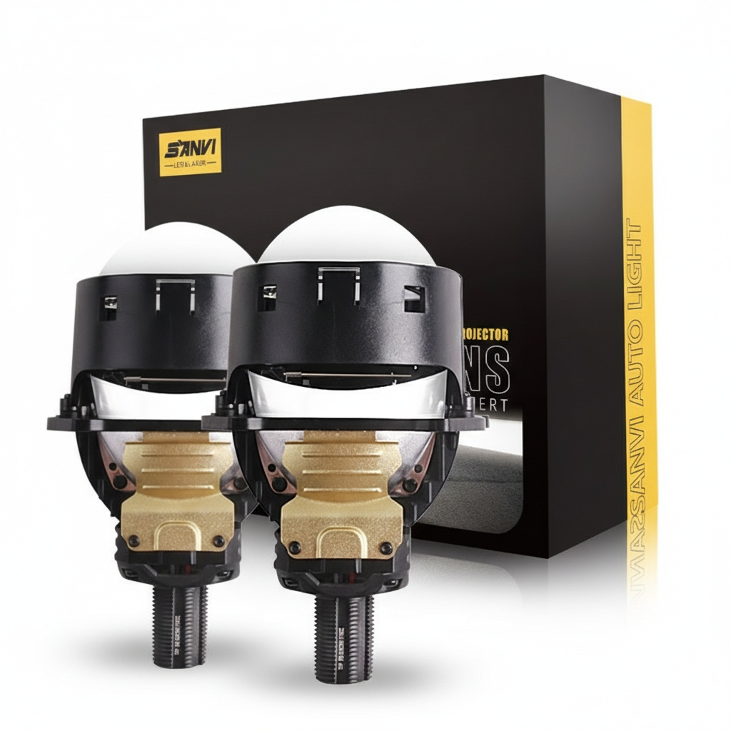 Eagle Lights S3+ 3-Inch Bi-LED Projector Upgrade – High/Low Beam – 6000K – 62W / 67W – Retrofit Headlight Projector