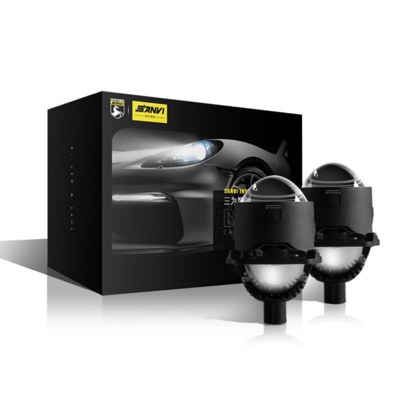 Eagle Lights S8 2.5-Inch Bi-LED Projector Upgrade – High/Low Beam – 5500K – 38W / 45W – Retrofit Headlight Projector