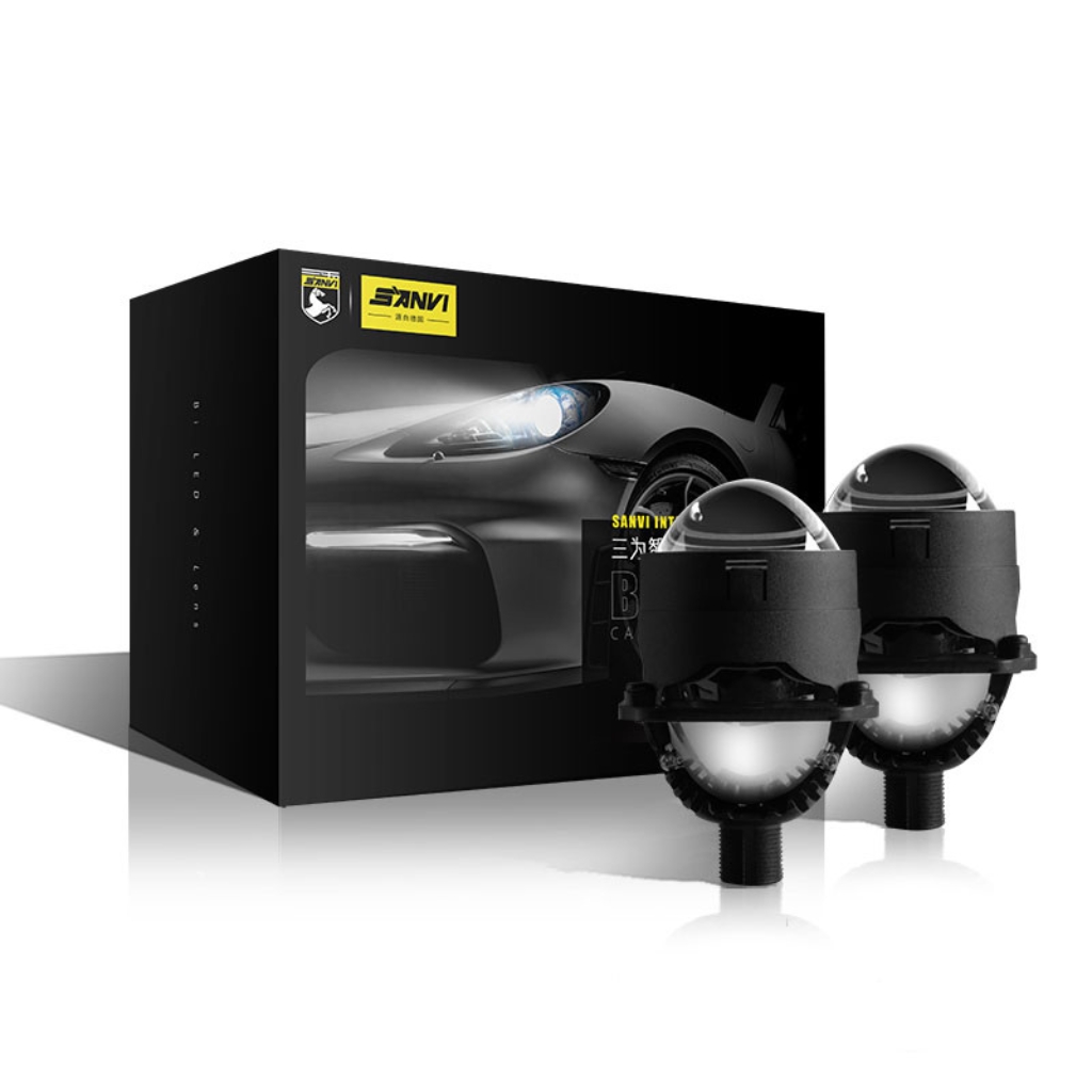 Eagle Lights S8 2.5-Inch Bi-LED Projector Upgrade – High/Low Beam – 5500K – 38W / 45W – Retrofit Headlight Projector