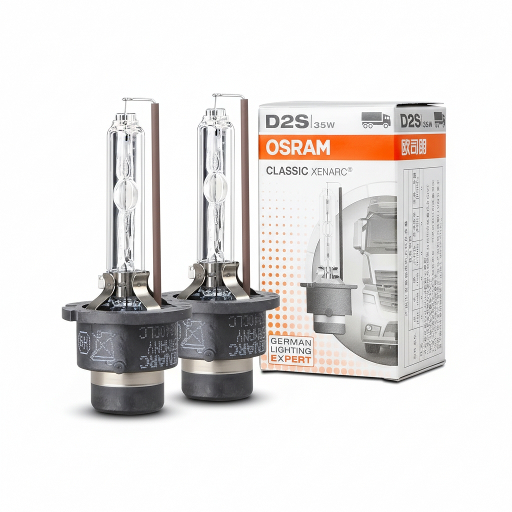 Osram D2R HID Xenon Headlight Bulb – 6200K – 35W – OEM Reflector System Replacement