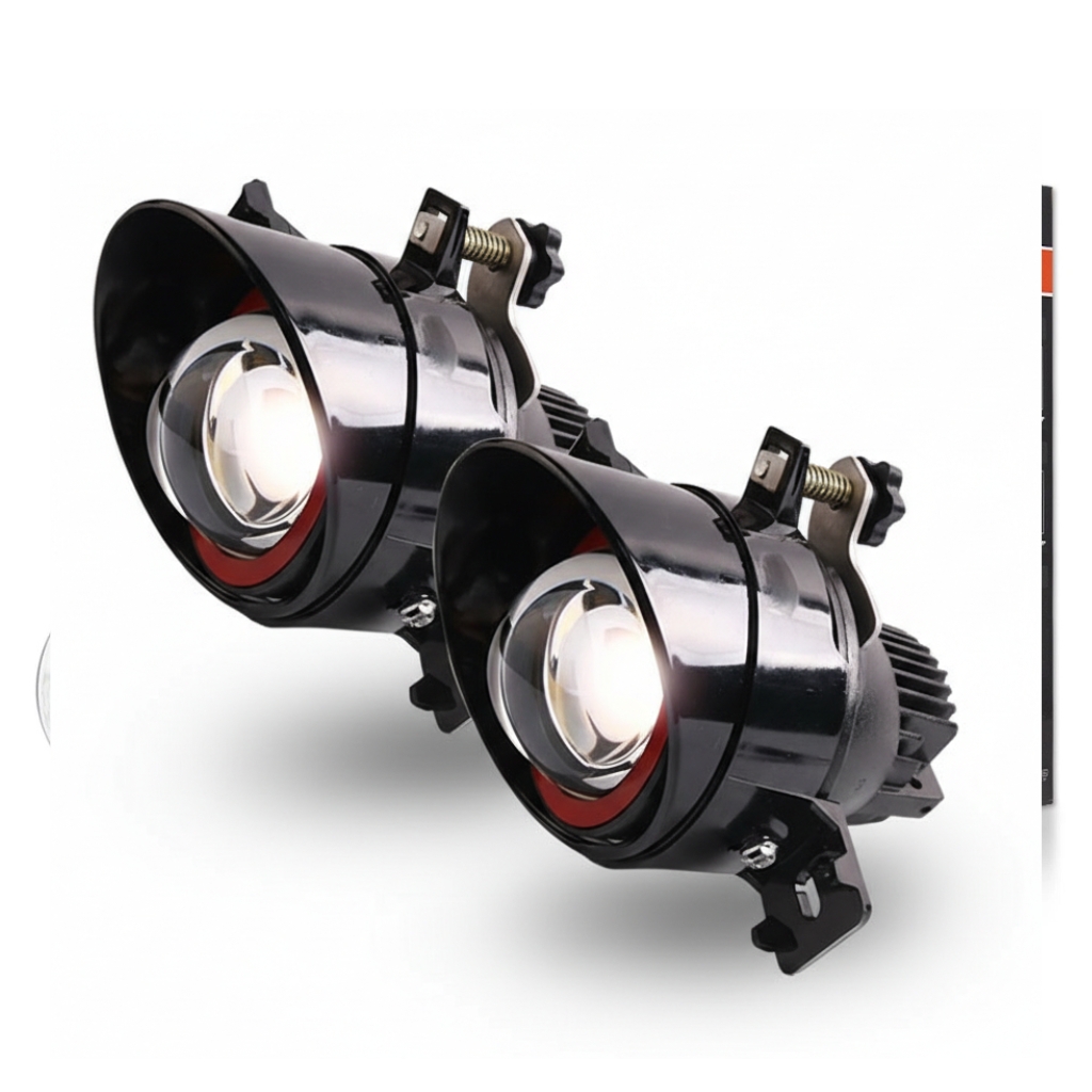 Eagle Lights Nissan 3-Colour 3-Inch Bi-LED Fog Light Projector – 35W – 12V – Retrofit Fog Light Upgrade