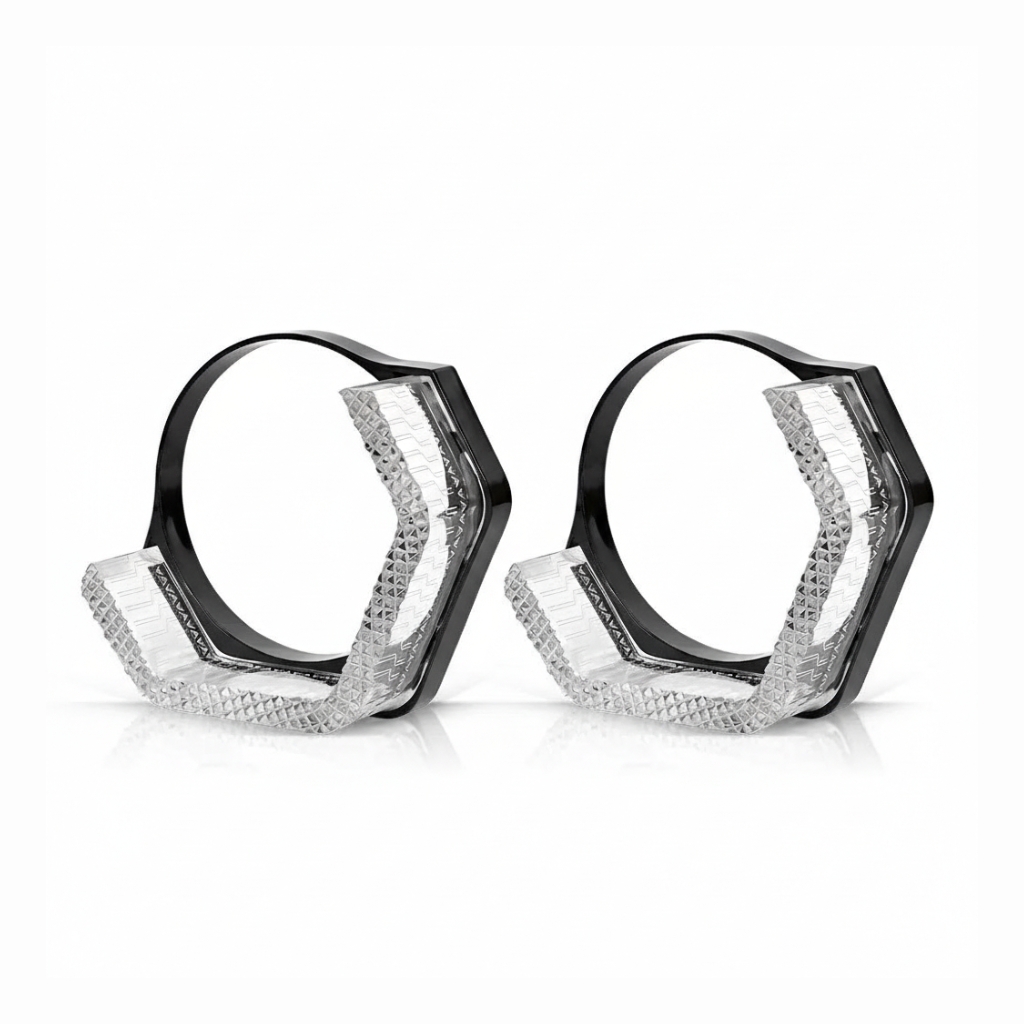 Eagle Lights 5D Angel Rings with 2.5-Inch Round Shroud – RGB Chasing Headlight Styling Kit (1 Pair)