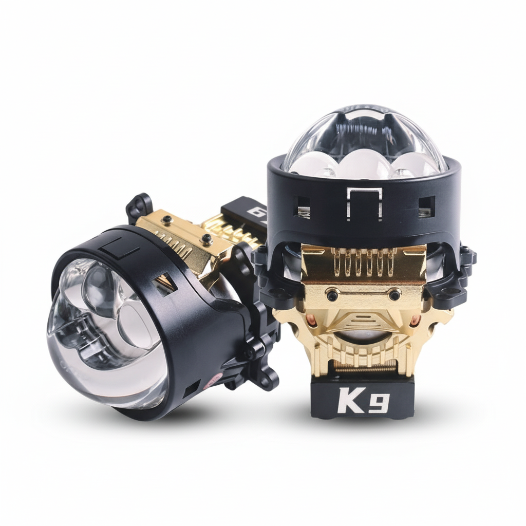Eagle Lights K9 3-Inch Bi-LED Projector Upgrade – High/Low Beam – 6000K + 4300K – 50W / 90W – 9–16V Extreme High-Output Retrofit Headlight Projector