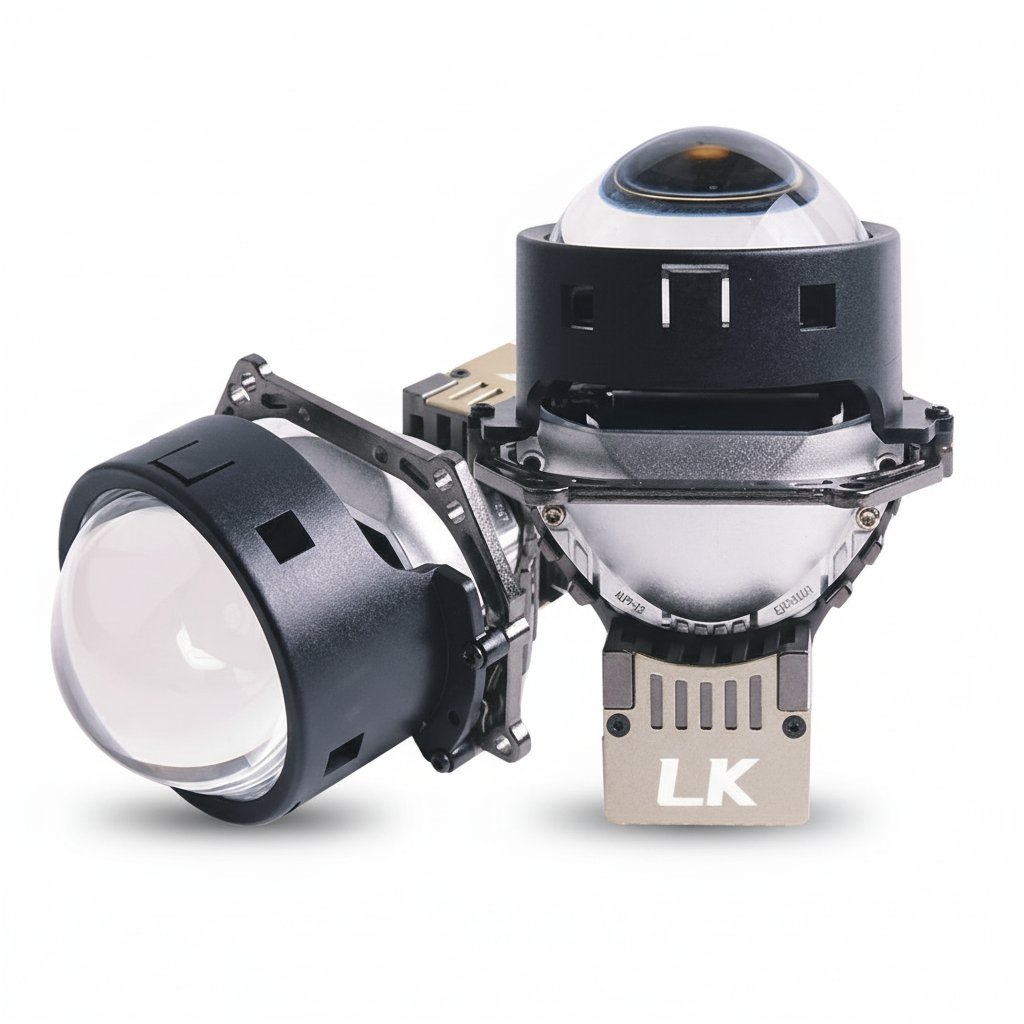 Eagle Lights LK 3-Inch Bi-LED Projector Upgrade – High/Low Beam – 6000K + 4300K – 65W / 75W – 9–16V Performance Retrofit Headlight Projector