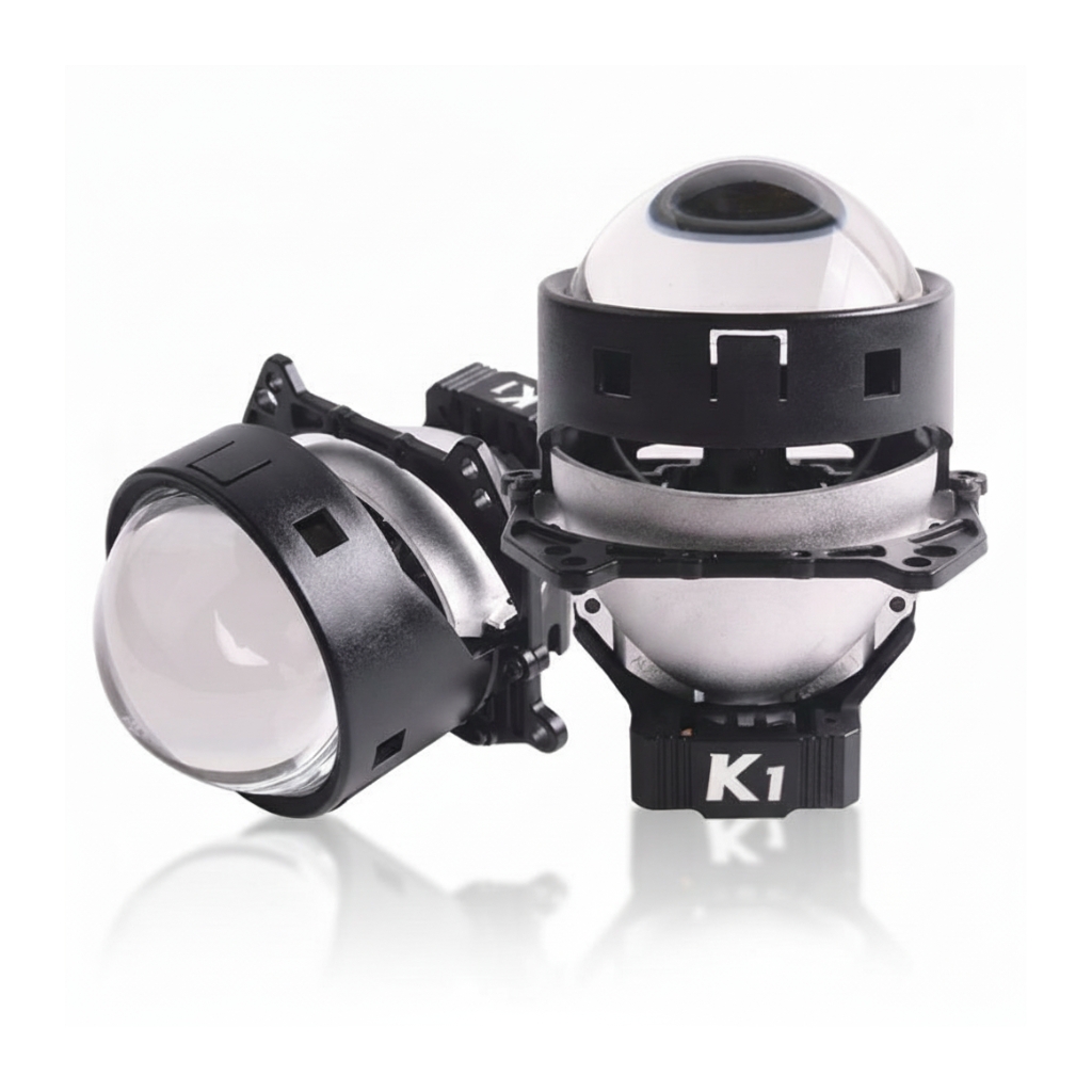 Eagle Lights K1 3-Inch Bi-LED Projector Upgrade – High/Low Beam – 6000K + 4300K – 50W / 55W – 9–16V Retrofit Headlight Projector