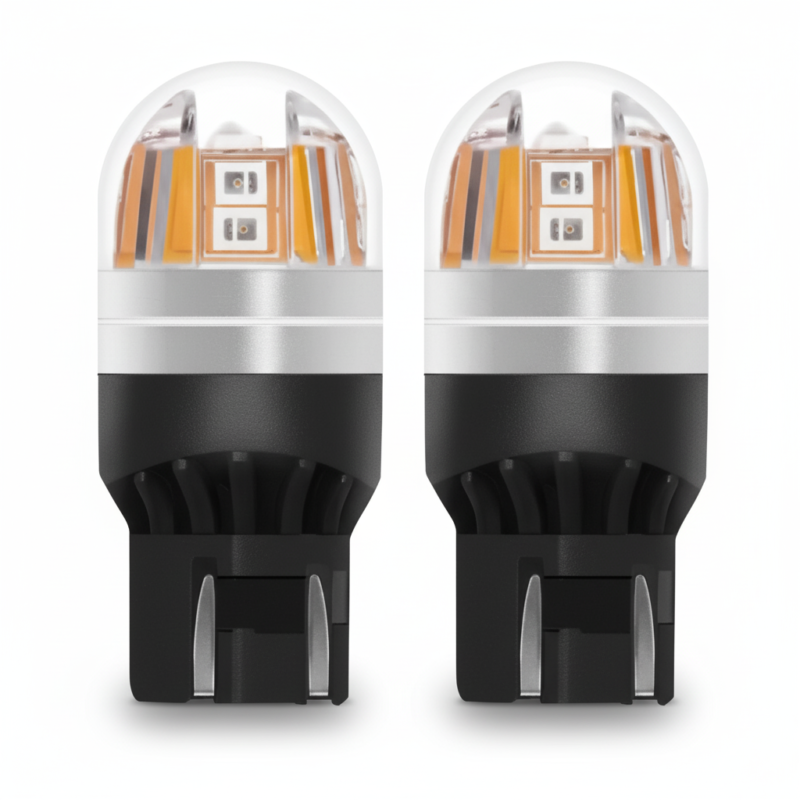 Eagle Lights T20 12V Tail/Brake Bulb – W3×16q – 2W / 0.2W – Red – Dual-Intensity Wedge Base Replacement