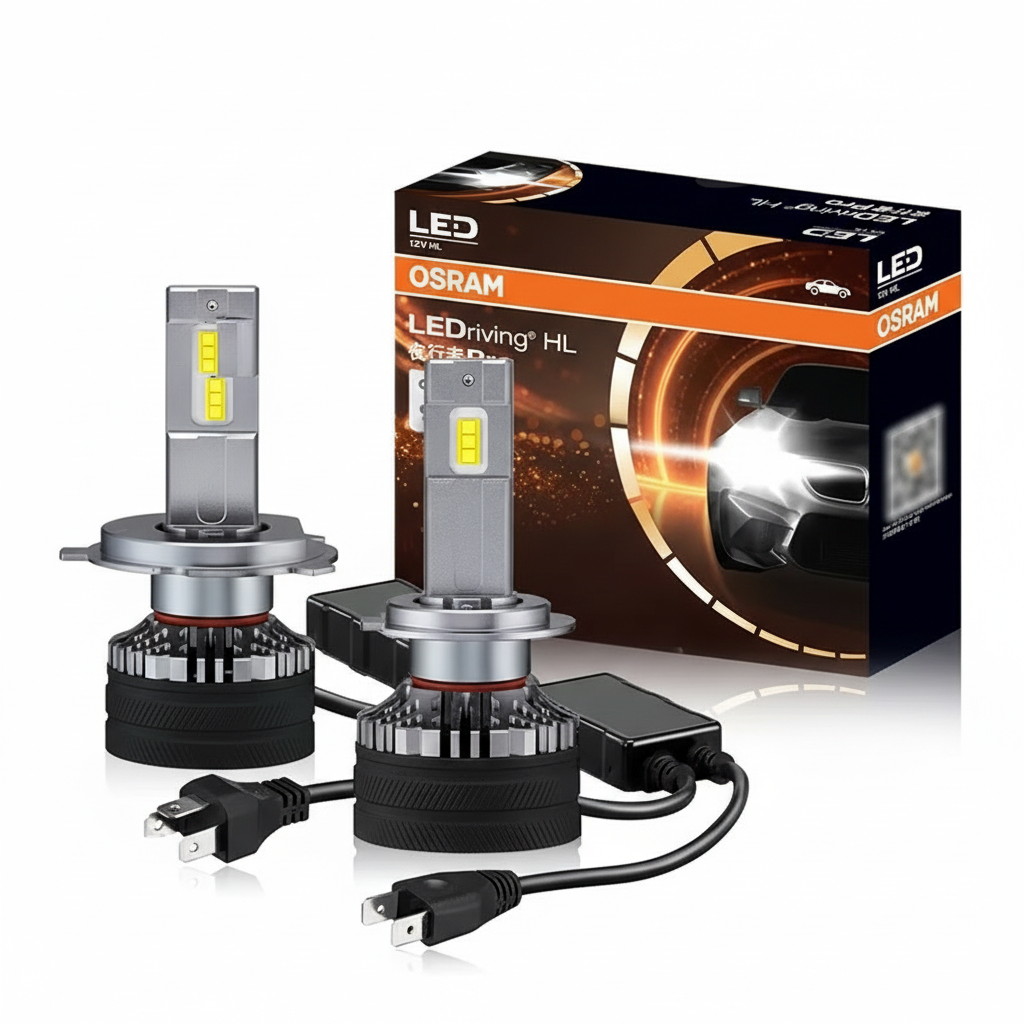 Eagle Lights Night Breaker PRO LED Headlight Series – 12V – 70W – 6000K – Ultra High-Output Multi-Fit Upgrade System (H1 / H4