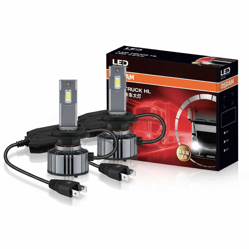 Eagle Lights 24V 55W LED Headlight Series – Truck Grade – 6000K – Heavy-Duty Halogen Replacement (H1 / H4 / H7)