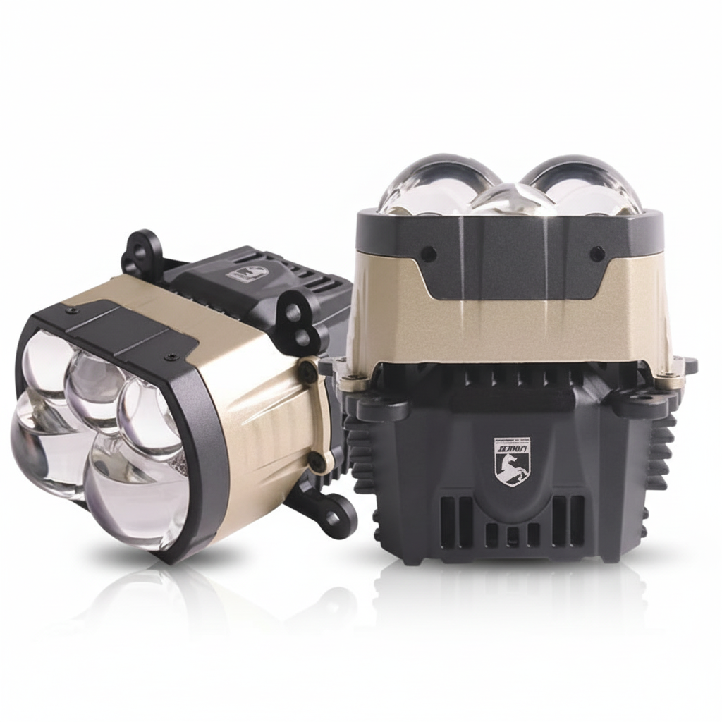 Eagle Lights B5S 3-Inch Bi-LED Projector Upgrade – High/Low Beam – 6000K + 4300K – 60W / 90W – 9–16V Flagship LED Retrofit