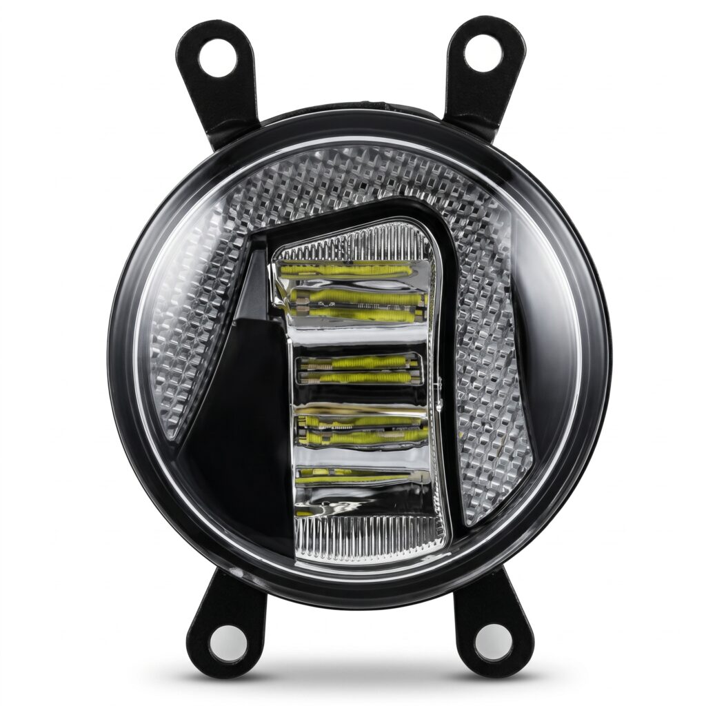 WINAUTO Universal H11/H8/H16 LED Fog Lamp Kit | 6000LM Anti-Glare Projector Bulbs | IP67 Waterproof Plug-and-Play Retrofit Upgrade for Acura & Universal Fog Light Compatible Vehicles