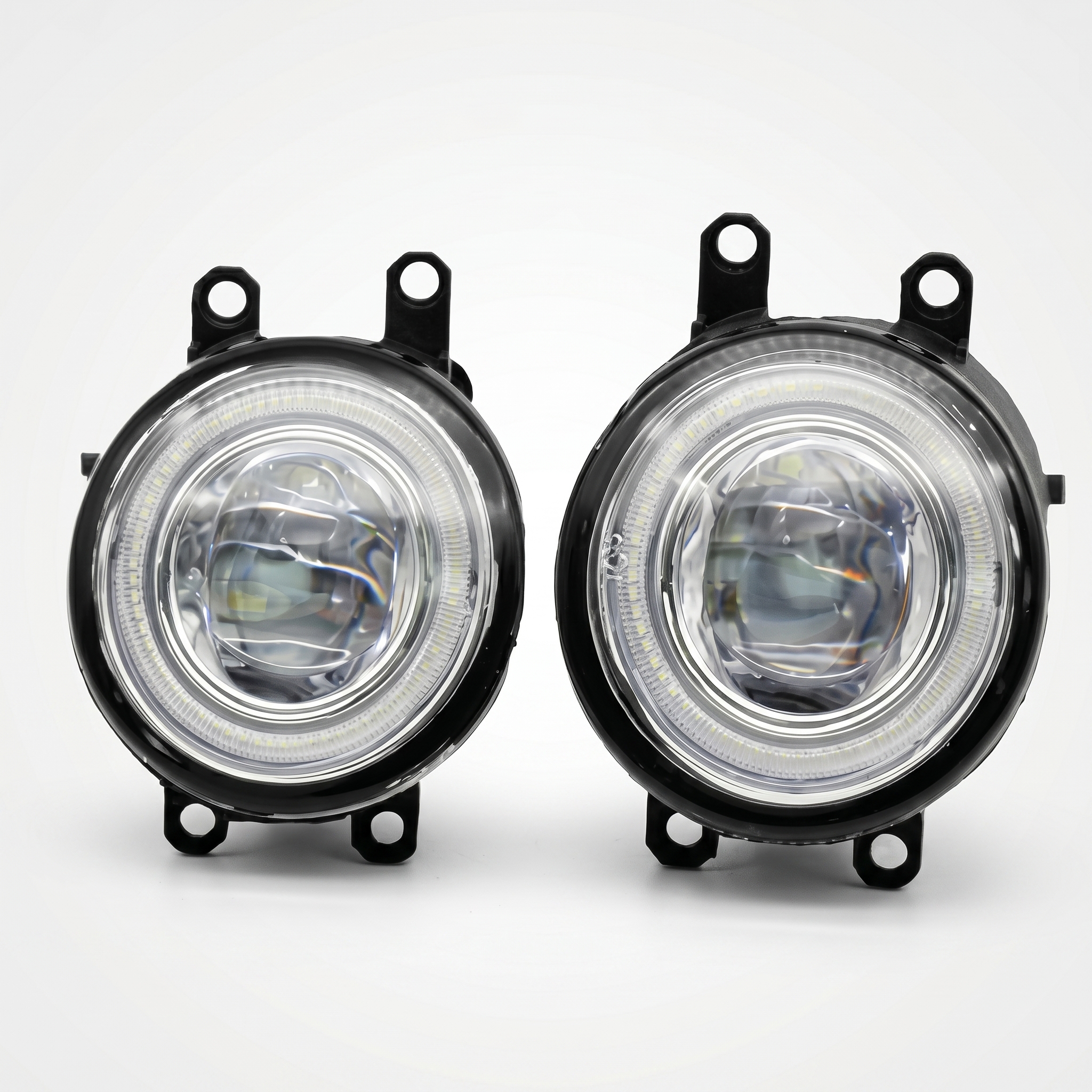 WINAUTO MCF001JAF Universal LED Fog Lamp Kit — H11/H8/H16 55W 6000K Projector Bulbs — Plug-and-Play Fog Light Retrofit Upgrade for Acura & Universal Fitment Vehicles