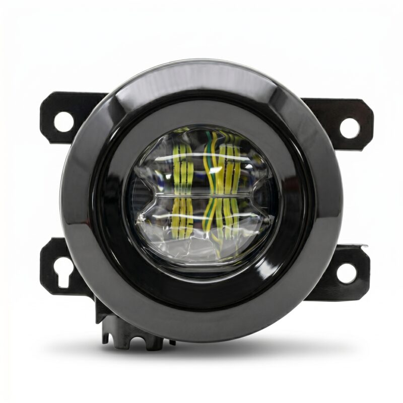 WINAUTO MCF156B Universal LED Fog Lamp Kit — H11/H8/H16 55W 6000K Projector Bulbs — Plug-and-Play Fog Light Retrofit Upgrade for Acura & Universal Fitment Vehicles